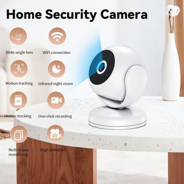 A5 Portable Mini 4K HD Camera Night Vision Home Security Micro Camcorder (White) - Image 5