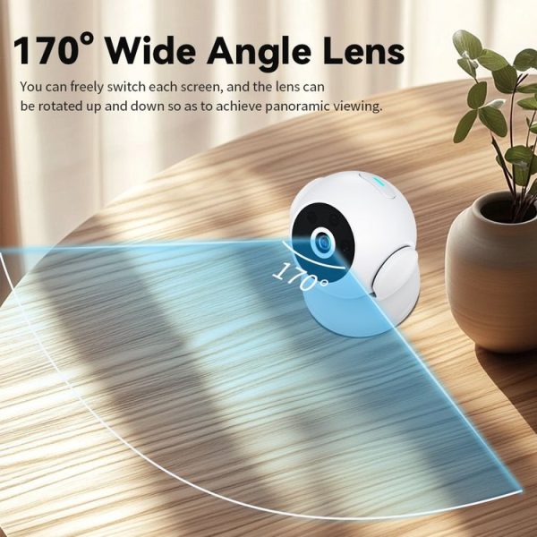 A5 Portable Mini 4K HD Camera Night Vision Home Security Micro Camcorder (White) - Image 6