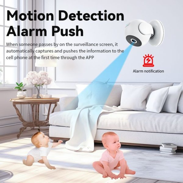 A5 Portable Mini 4K HD Camera Night Vision Home Security Micro Camcorder (White) - Image 9