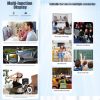 L12 180 Degrees Rotation Conference Video Recording Camera Mini HD 720P WiFi Camera (Black) - Image 5