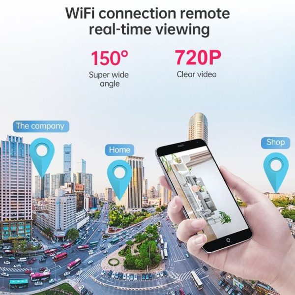 A9 720P Wifi Wireless Network Camera Wide-angle Recorder (Black) - Image 17