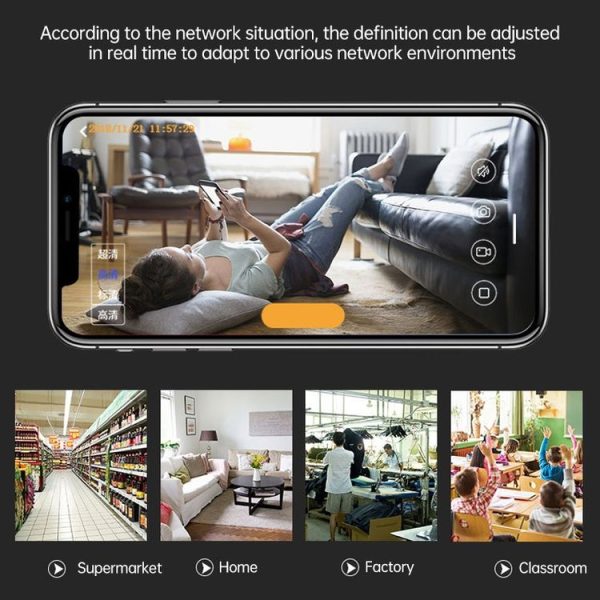 A9 720P Wifi Wireless Network Camera Wide-angle Recorder (Black) - Image 18