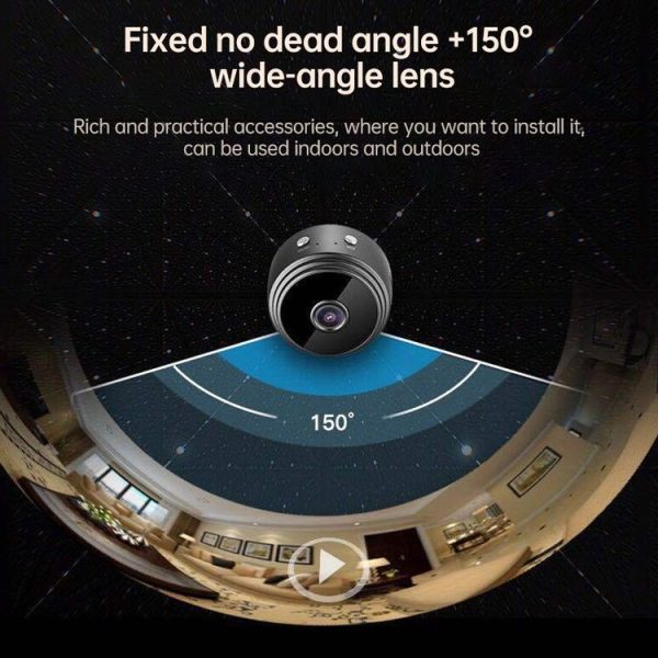 A9 720P Wifi Wireless Network Camera Wide-angle Recorder (Black) - Image 8