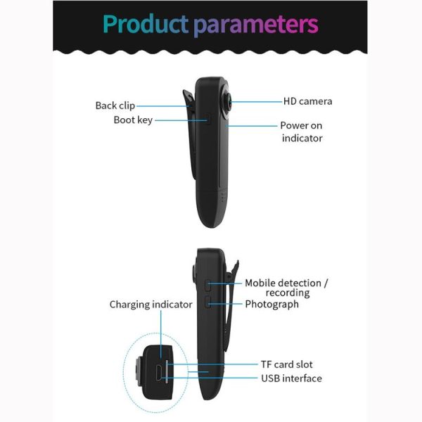 A18 1080P HD Portable Smart Extra Long Standby Recording Pen Camera (Black) - Image 11