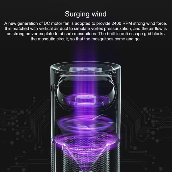 Original Xiaomi Youpin DYT-16 Night Catcher Mosquito Killer Lamp (White) - Image 7