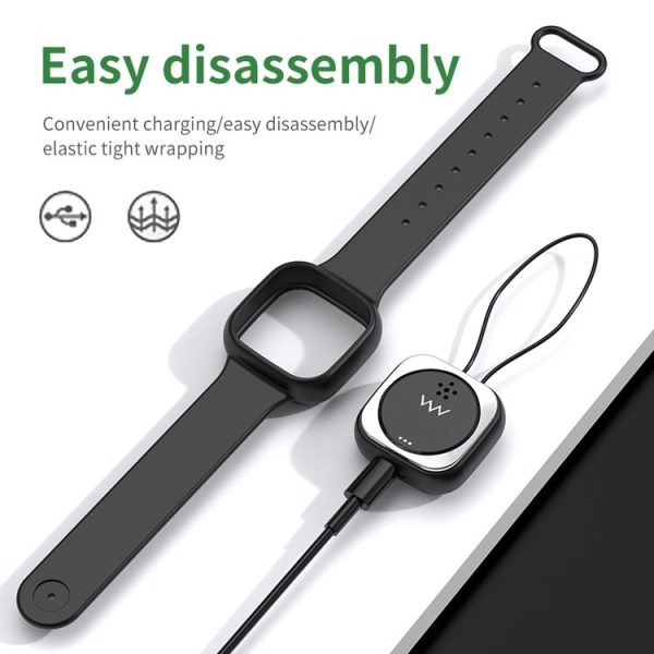 F8 Outdoor Silica Gel Mosquito Repellent Wristband (Black) - Image 3