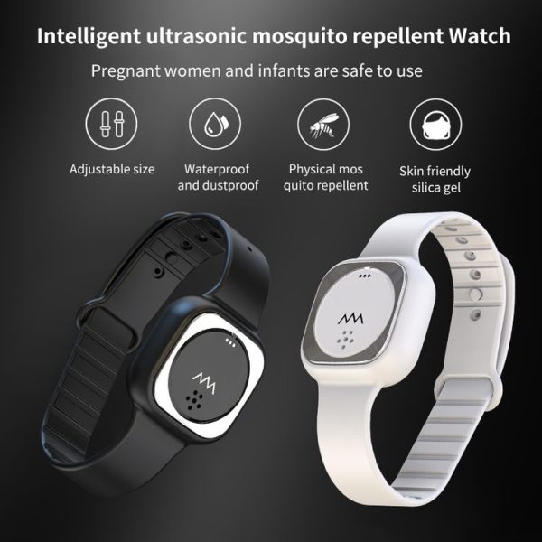 F8 Outdoor Silica Gel Mosquito Repellent Wristband (Black) - Image 4