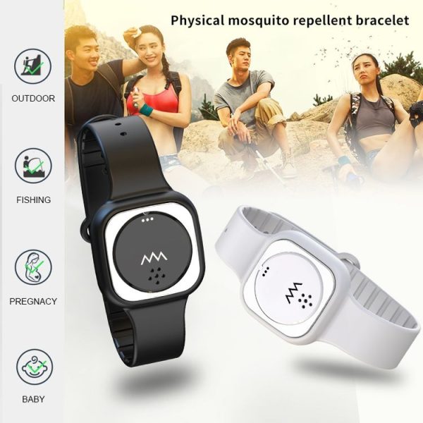 F8 Outdoor Silica Gel Mosquito Repellent Wristband (Black) - Image 7