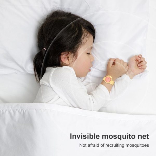 WT-M4 ABS+Silica Gel Children Mosquito Repellent Wristband (Green) - Image 3