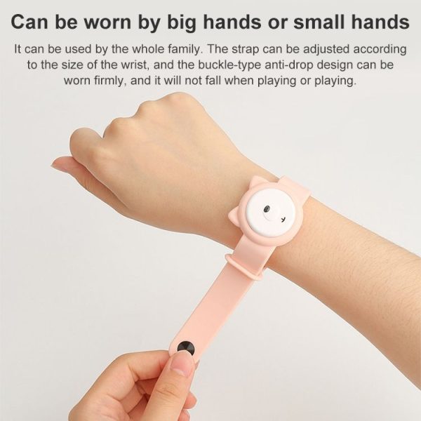 WT-M4 ABS+Silica Gel Children Mosquito Repellent Wristband (Green) - Image 4