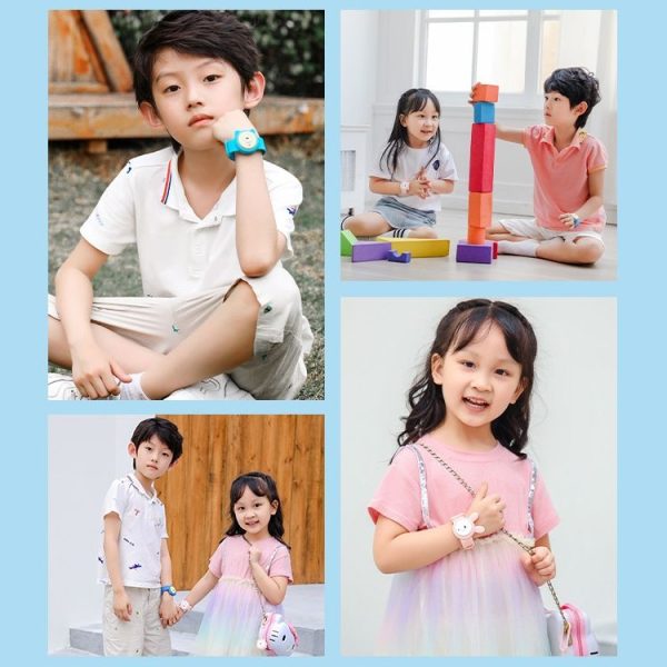 WT-M4 ABS+Silica Gel Children Mosquito Repellent Wristband (Green) - Image 7