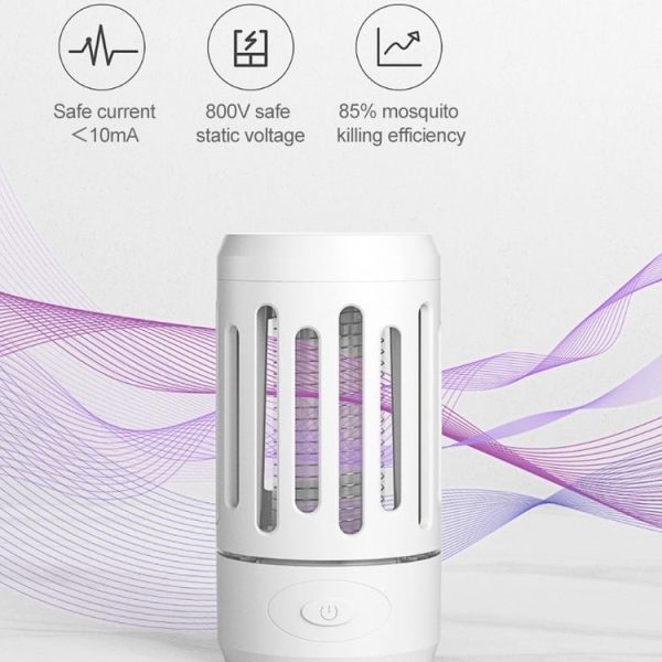 Original Xiaomi Youpin Y8RK Portable Physical Electric Shock LED Mosquito Killer - Image 4