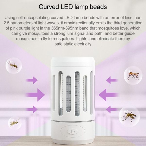Original Xiaomi Youpin Y8RK Portable Physical Electric Shock LED Mosquito Killer - Image 5