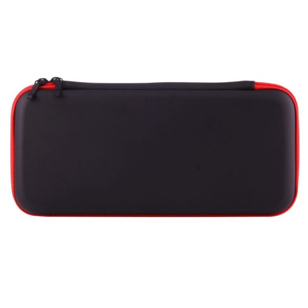 DOBE For Nintendo Switch Game Console Travel Carrying Storage Box Zipper Protective Bag Holder Shell, Size: 26.0 x 12.5 x 4.0cm (Black + Red) - Image 3