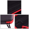 DOBE For Nintendo Switch Game Console Travel Carrying Storage Box Zipper Protective Bag Holder Shell, Size: 26.0 x 12.5 x 4.0cm (Black + Red) - Image 6