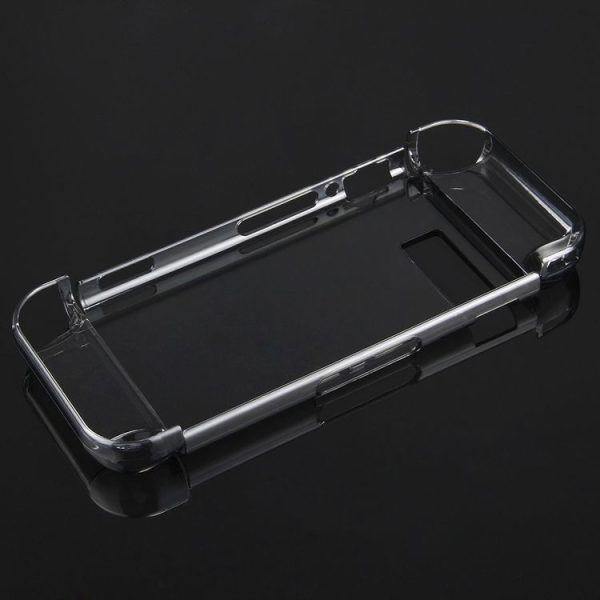 Nintendo Switch Game Console Hard Plastic Crystal Case Cover Protector Back Case (Black) - Image 2