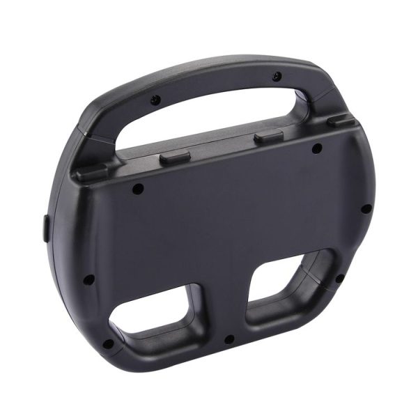Nintendo Switch Joy-Con Game Controller Handle Racing Steering Wheel Game Controller Handle Steering Wheel Bracket, Not Included Controller (Black) - Image 4
