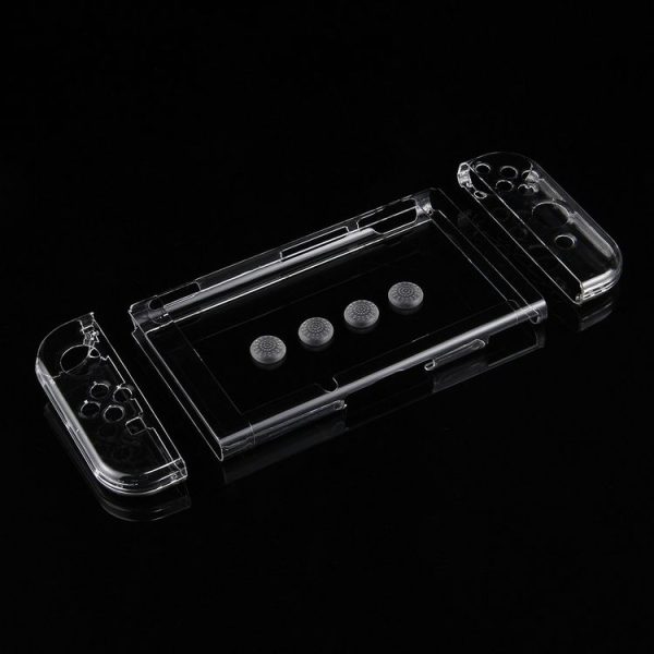 7 in 1 for Nintendo Switch Crystal Portable Back Protection Case Hard Shell Cover Caps - Image 2