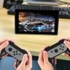 One Pair HAMTOD for Nintendo Switch Joy-Con Controller (Not Included) Controller Holder Grips (Black)