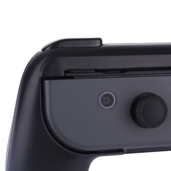 One Pair HAMTOD for Nintendo Switch Joy-Con Controller (Not Included) Controller Holder Grips (Black) - Image 5