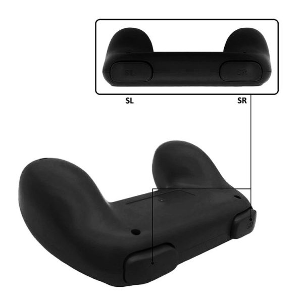 One Pair HAMTOD for Nintendo Switch Joy-Con Controller (Not Included) Controller Holder Grips (Black) - Image 7