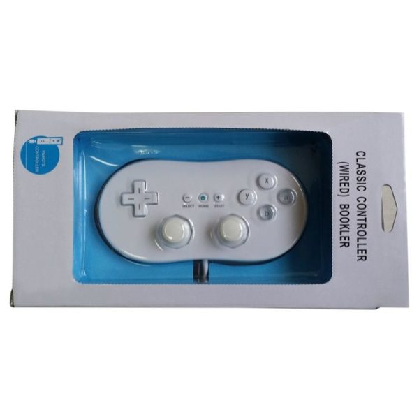 Wii Classic Second Generation Handle Wired Game Controller Gamepad (White) - Image 4