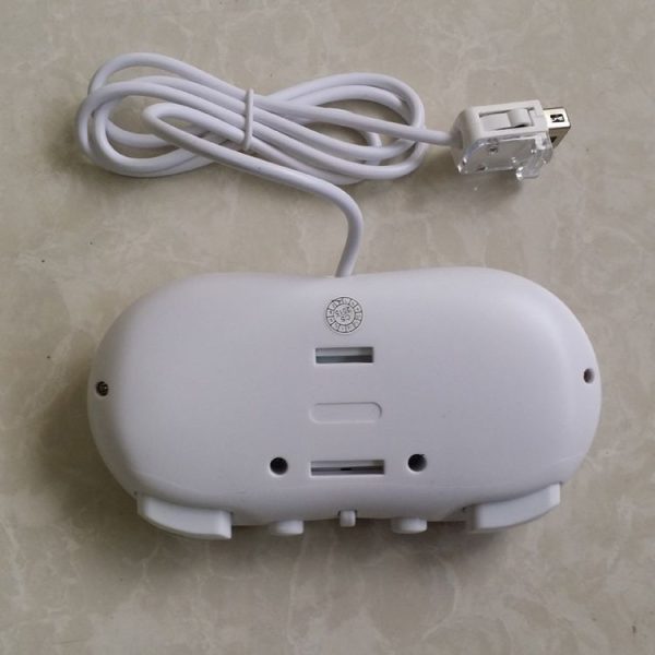 Wii Classic Second Generation Handle Wired Game Controller Gamepad (White) - Image 5