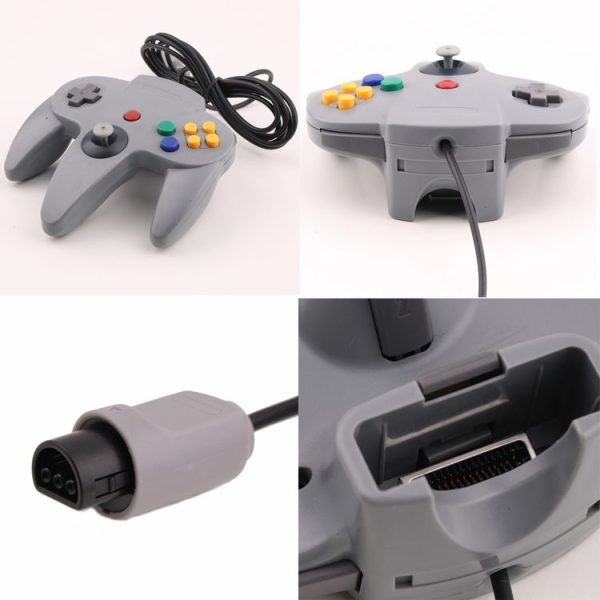 Nintendo N64 Wired Game Controller Gamepad (Silver) - Image 3