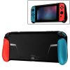 TPU Shell Handle Grip with Game Card Slot Anti-Shock Cover Silicone Case for Nintendo Switch, with Logo
