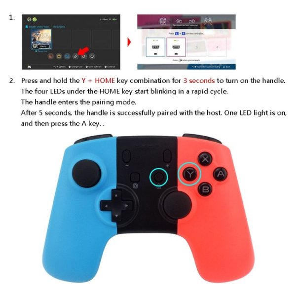 Bluetooth V3.0 Game Joystick Controller for Nintendo Switch Pro - Image 11