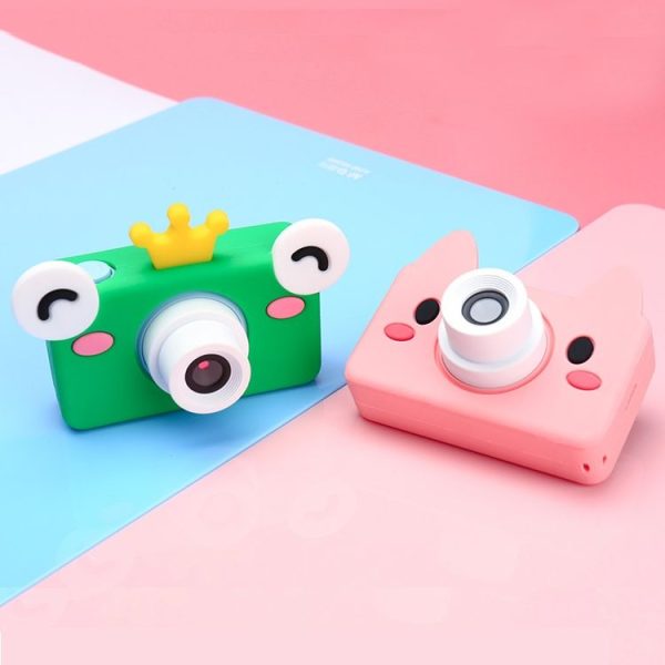 D9 8.0 Mega Pixel Lens Fashion Thin and Light Mini Digital Sport Camera with 2.0 inch Screen & Elk Shape Protective Case & 32G Memory for Children - Image 14