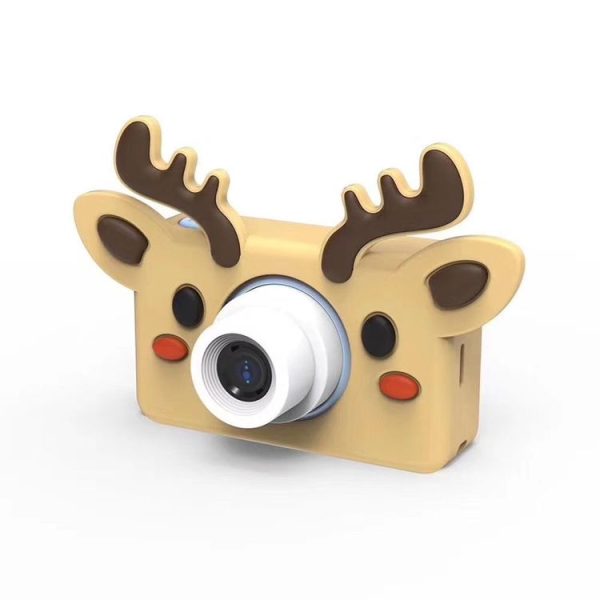D9 8.0 Mega Pixel Lens Fashion Thin and Light Mini Digital Sport Camera with 2.0 inch Screen & Elk Shape Protective Case & 32G Memory for Children - Image 2