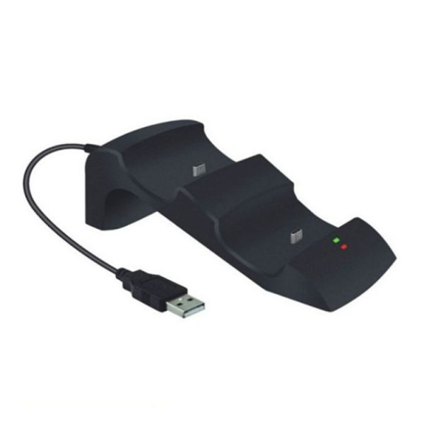 Game Controller Gaming Handle Charging Stand Holder for Switch Lite (Black) - Image 2
