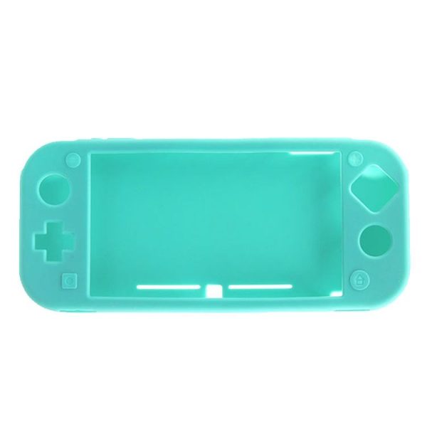 IPLAY Game Host Silicone Full Coverage Protective Case with Screen Protector for Switch Lite (Mint Green)