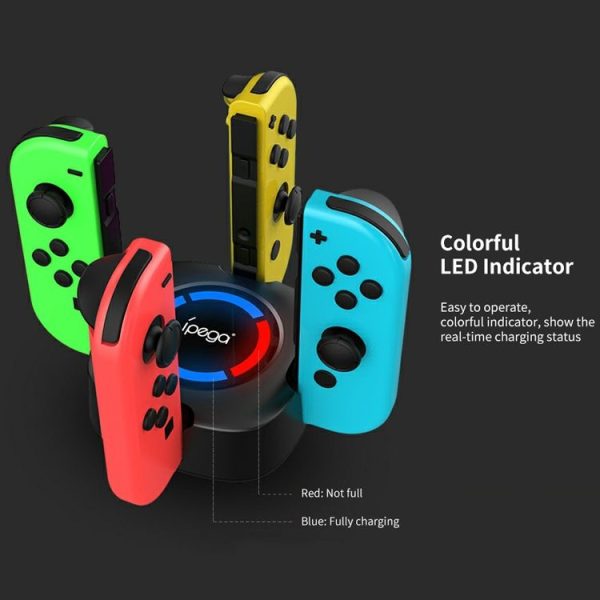 PG-9177 4 in1 Gamepad Charger for Nintendo Switch Joycon - Image 7