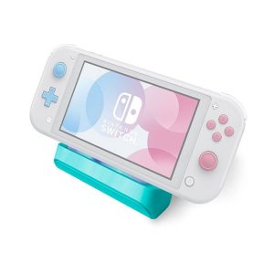 Portable Charging Charger Base Stand Station for Nintendo Switch Lite (Blue)