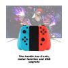 Left and Right Wireless Bluetooth Game Controller Gamepad for Switch Joy-Con (Blue + Red) - Image 11