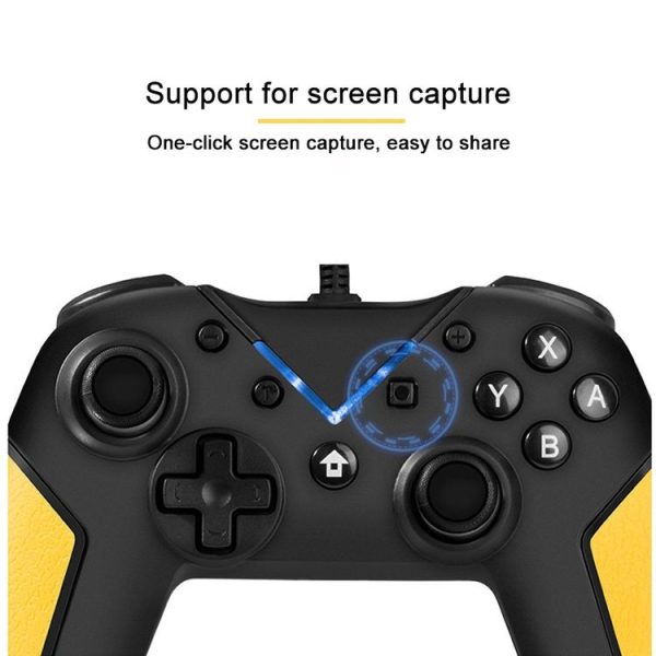 Wired Game Controller Gamepad for Switch, with Voice & 3.5mm Headphone Jack - Image 5