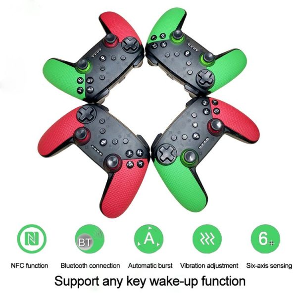 Wireless Game Controller Gamepad for Switch Pro, Support Any Key Wake Up & NFC Function - Image 5