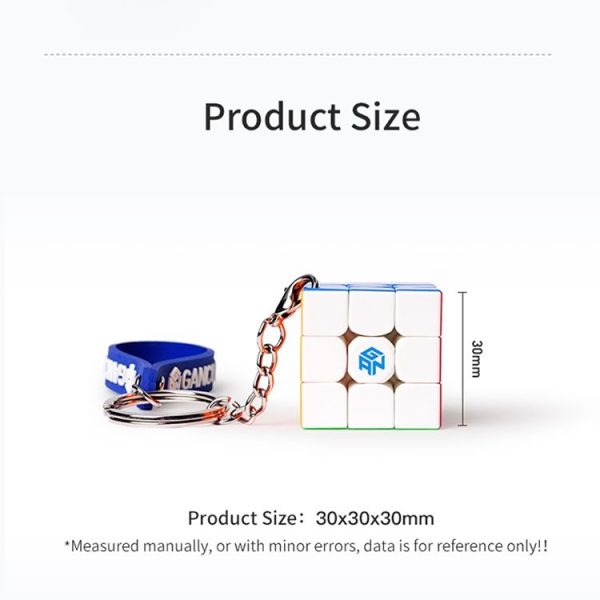 GAN330 Cube Keychain Puzzle Profissional Cube Educational Toy, Size: 3x3x3cm - Image 2