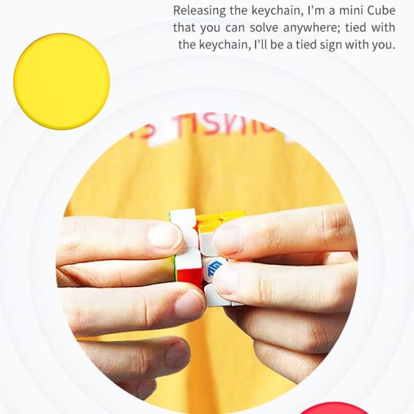 GAN330 Cube Keychain Puzzle Profissional Cube Educational Toy, Size: 3x3x3cm - Image 4