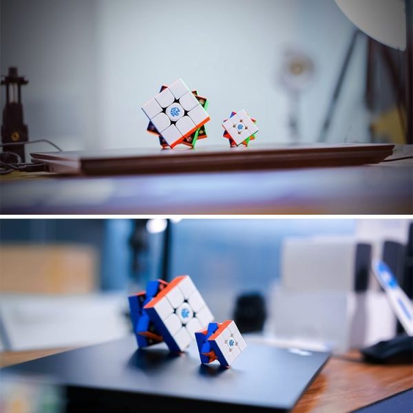 GAN330 Cube Keychain Puzzle Profissional Cube Educational Toy, Size: 3x3x3cm - Image 7