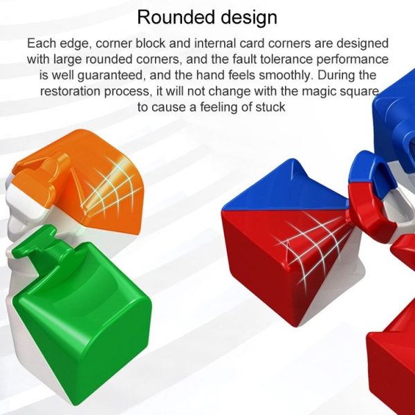 Moyu Meilong Magnetic Speed Magic Cube Two Layers Cube Puzzle Toys - Image 6