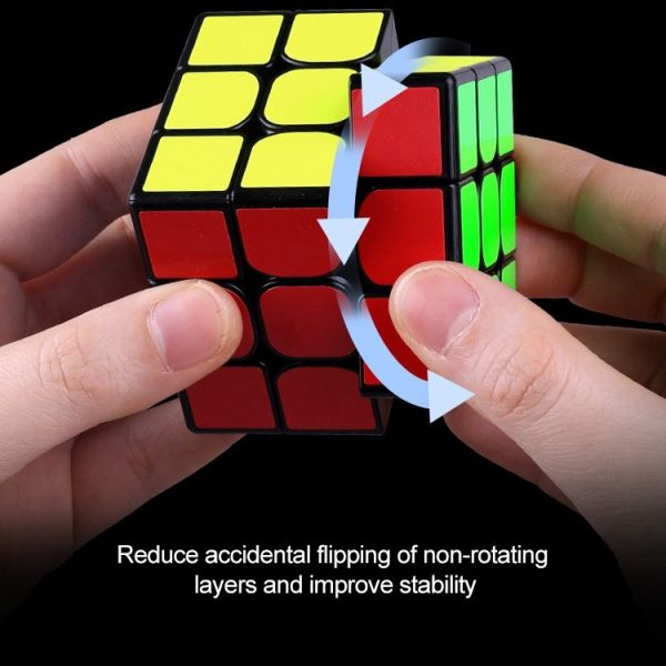 Moyu QIYI M Series Magnetic Speed Magic Cube Pyramid Cube Puzzle Toys (Black) - Image 4