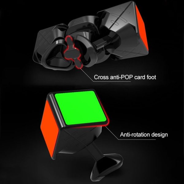 Moyu QIYI M Series Magnetic Speed Magic Cube Pyramid Cube Puzzle Toys (Black) - Image 5