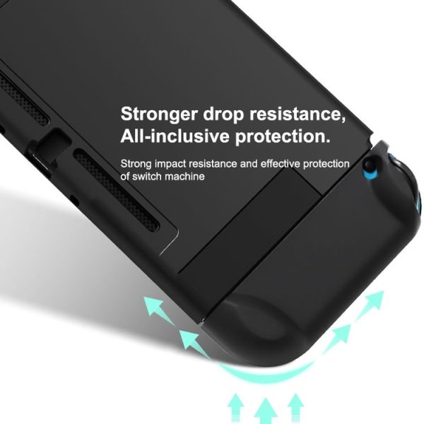 Nintendo Switch Pure Color Shockproof TPU Case (Black) - Image 3