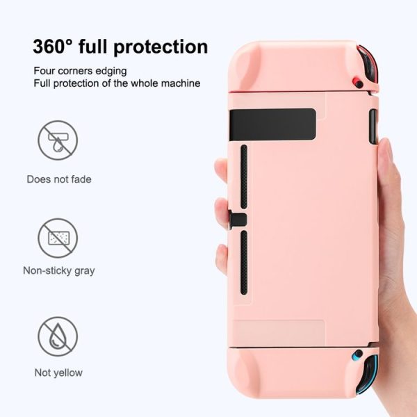 Nintendo Switch Pure Color Shockproof TPU Case (Black) - Image 4