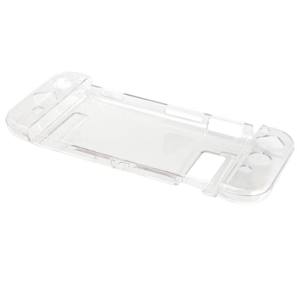 DOBE TNS-1710 4 in 1 Crystal Hard Shell Case for Nintendo Switch Body and Gamepad (Transparent) - Image 2