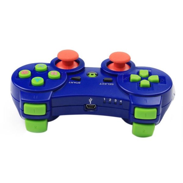 Bending Wireless Bluetooth Game Handle Controller for PS3 (Blue) - Image 5