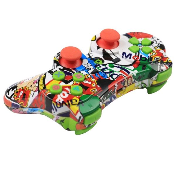 Colorful Bending Wireless Bluetooth Game Handle Controller for PS3 - Image 4